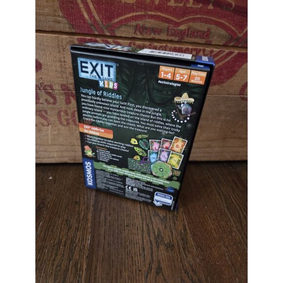 EXIT The Game - Jungle of Riddles Brainteasers Kid's Activity, Cooperative Game - Picture 3 of 9